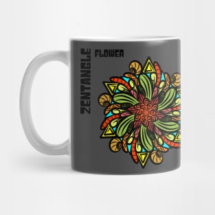 zentangle flower Mug